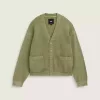 Bayview Acid Wash Cardigan Pullover
