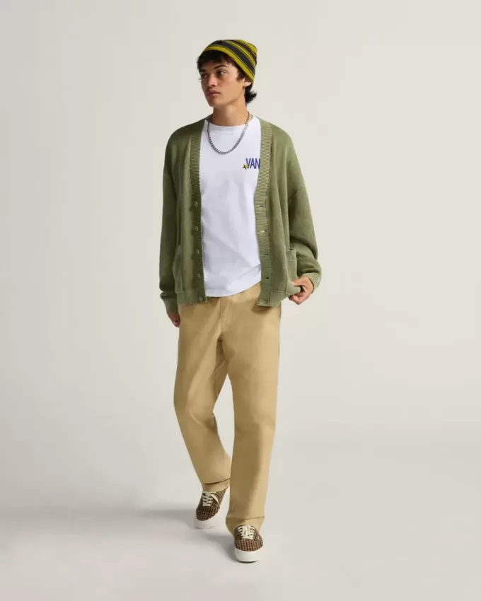 Bayview Acid Wash Cardigan Pullover