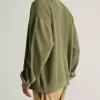 Bayview Acid Wash Cardigan Pullover