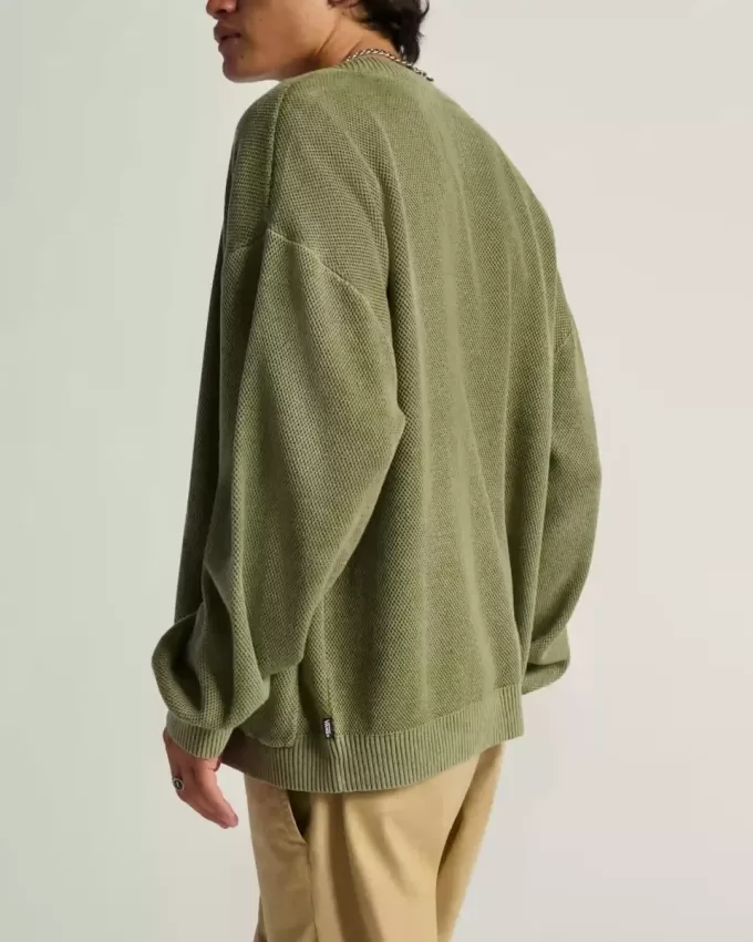 Bayview Acid Wash Cardigan Pullover