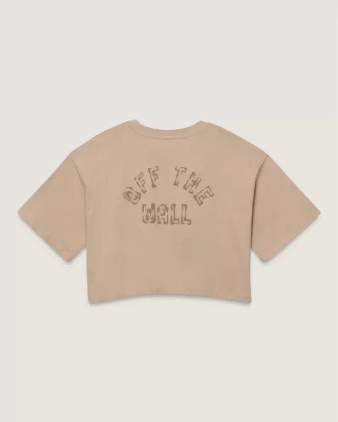 Behelfsmäßiges Relax-Crop-T-Shirt