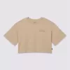 Behelfsmäßiges Relax-Crop-T-Shirt