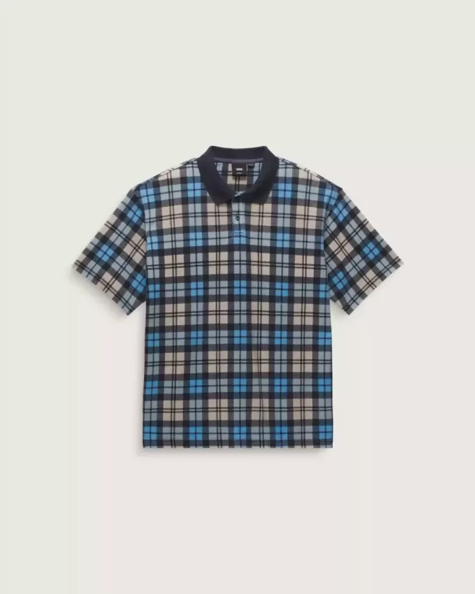 Bellmoor-Poloshirt mit Karomuster