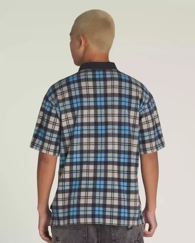 Bellmoor-Poloshirt mit Karomuster
