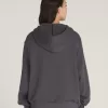 Bloussant-Graffiti-Kapuzenpullover „Missed Flights“.
