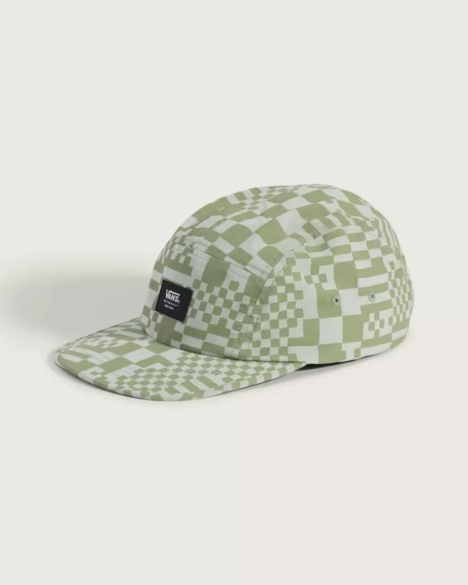 Camper-Mütze mit Schachbrettmuster