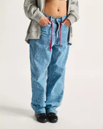 Check-5 Blaze Loose Denim Hose