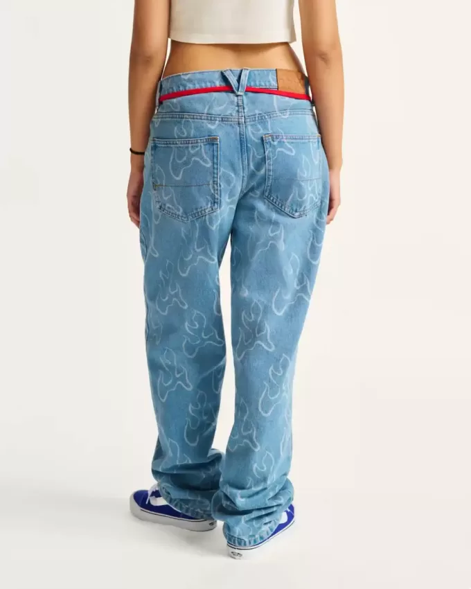 Check-5 Blaze Loose Denim Hose