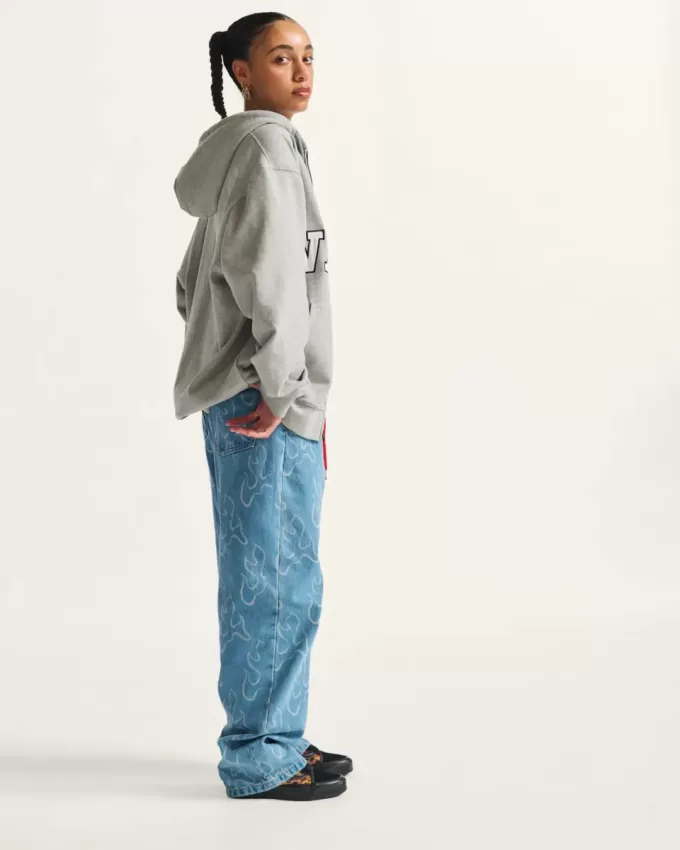 Check-5 Blaze Loose Denim Hose