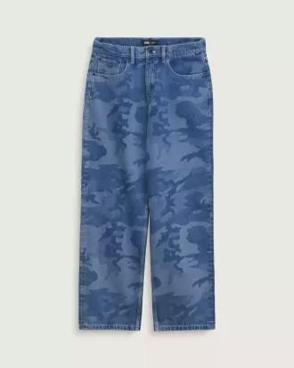 Check-5 Loose Denim-Hose