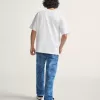 Check-5 Loose Denim-Hose