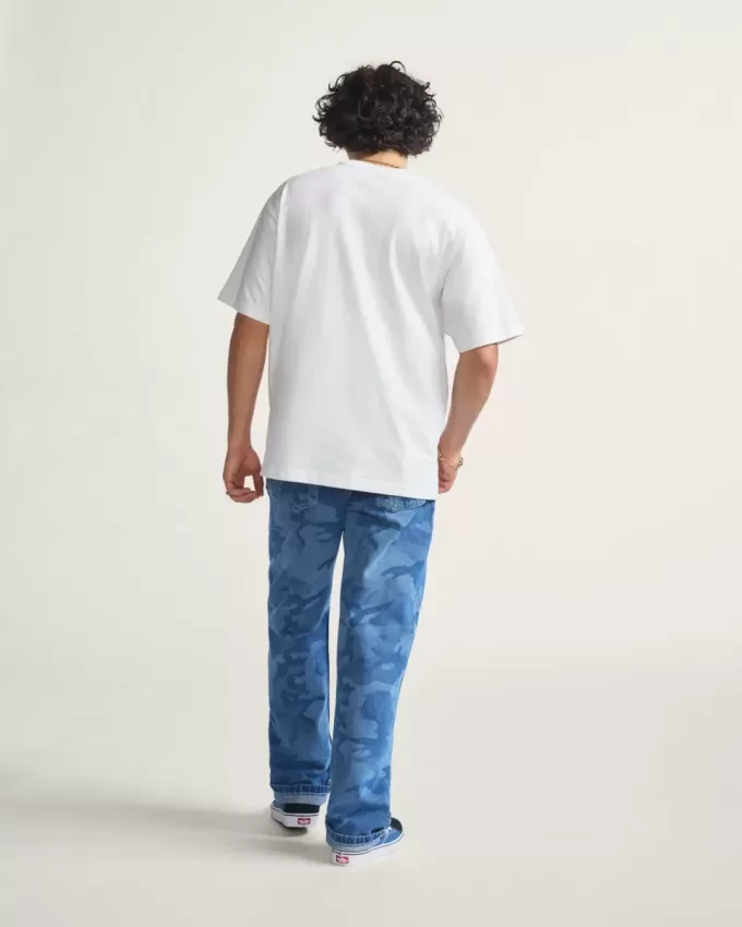 Check-5 Loose Denim-Hose