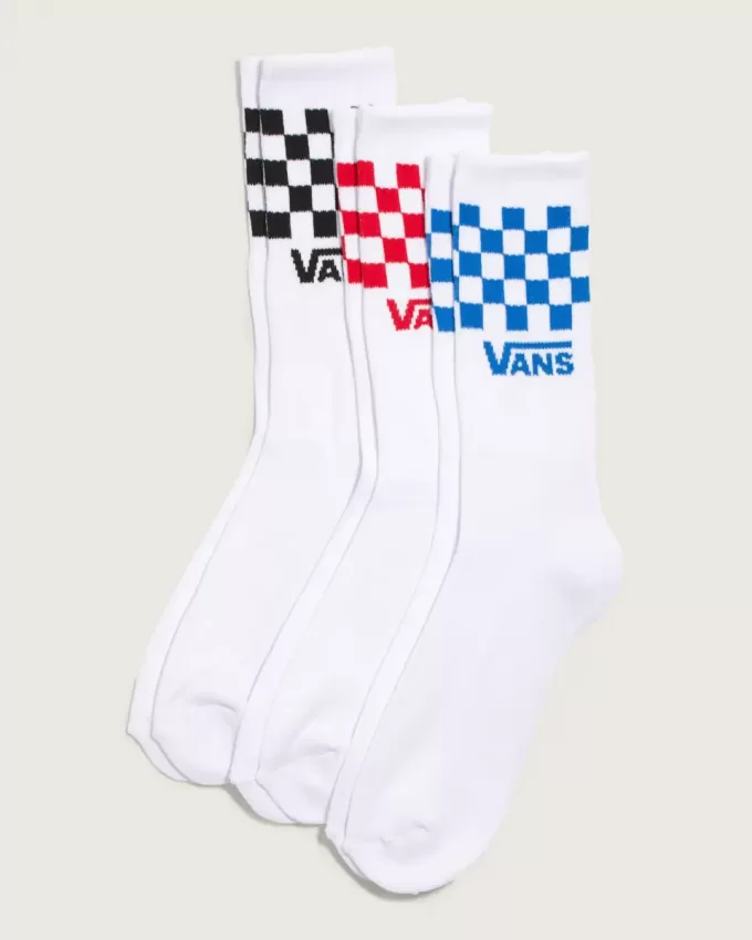 Classic Check Crew Socken, 3er-Pack