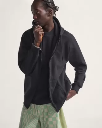 Core Basic Hoodie mit durchgehendem Reißverschluss
