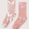 Crew-Socken aus Samt