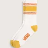 Crew-Socken mit Schachbrett-Flagge