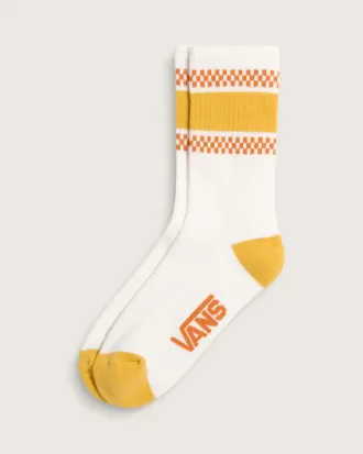Crew-Socken mit Schachbrett-Flagge