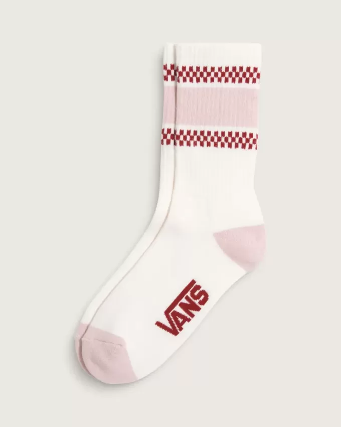 Crew-Socken mit Schachbrett-Flagge