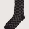 Crew-Socken mit Schachbrettmuster