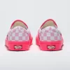 Customs Klassischer Slip-On-Schachbrett-Schuh in weiter Passform