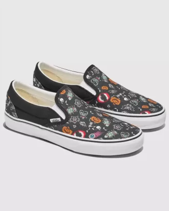 Customs Klassischer Slip-On Halloween-Schuh