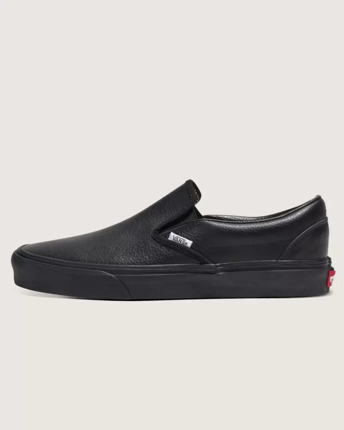 Customs Klassischer Slip-On-Lederschuh