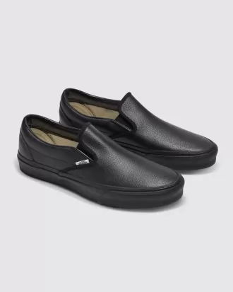 Customs Klassischer Slip-On-Lederschuh