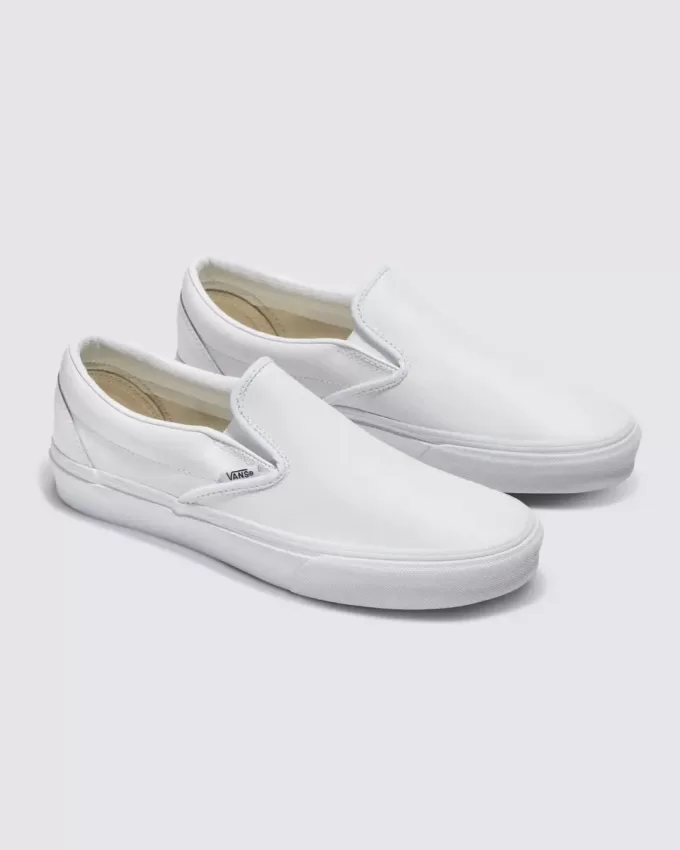 Customs Klassischer Slip-On-Lederschuh