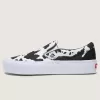 Customs Klassischer Slip-On-Plateauschuh