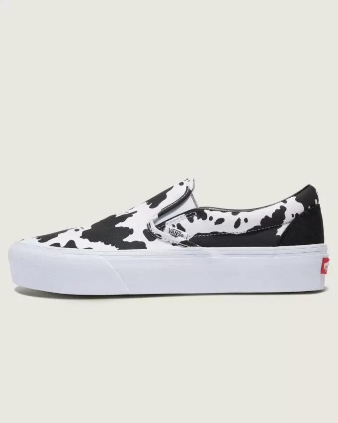 Customs Klassischer Slip-On-Plateauschuh