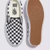 Customs Klassischer Slip-On-Schachbrett-Schuh in weiter Passform