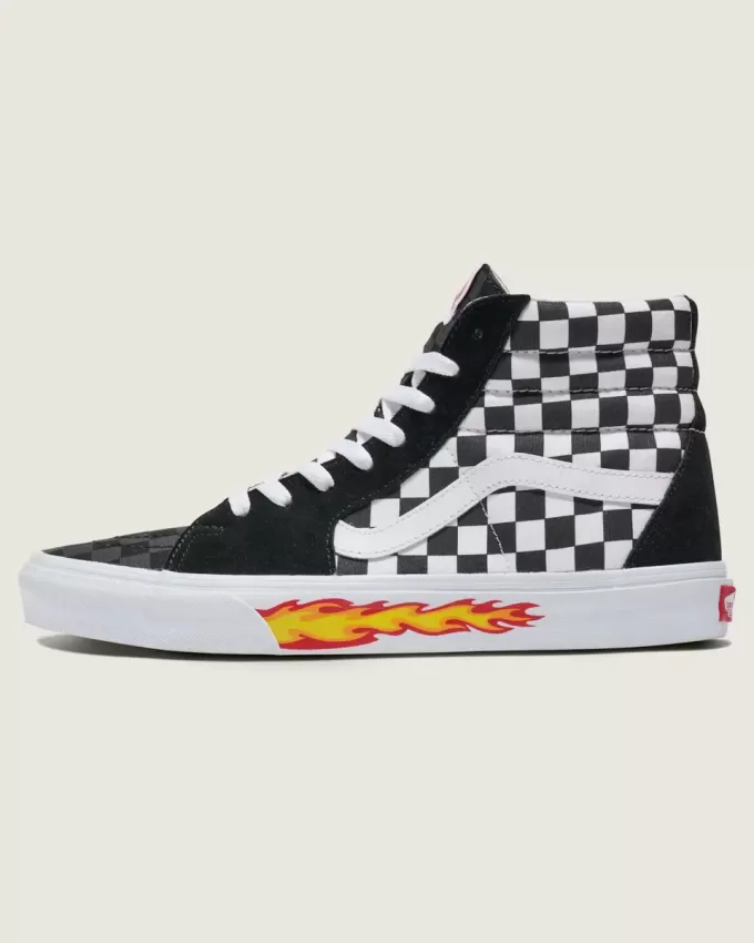 Customs Sk8-Hi Checkerboard Schuh