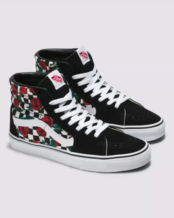 Customs Sk8-Hi Checkerboard Schuh