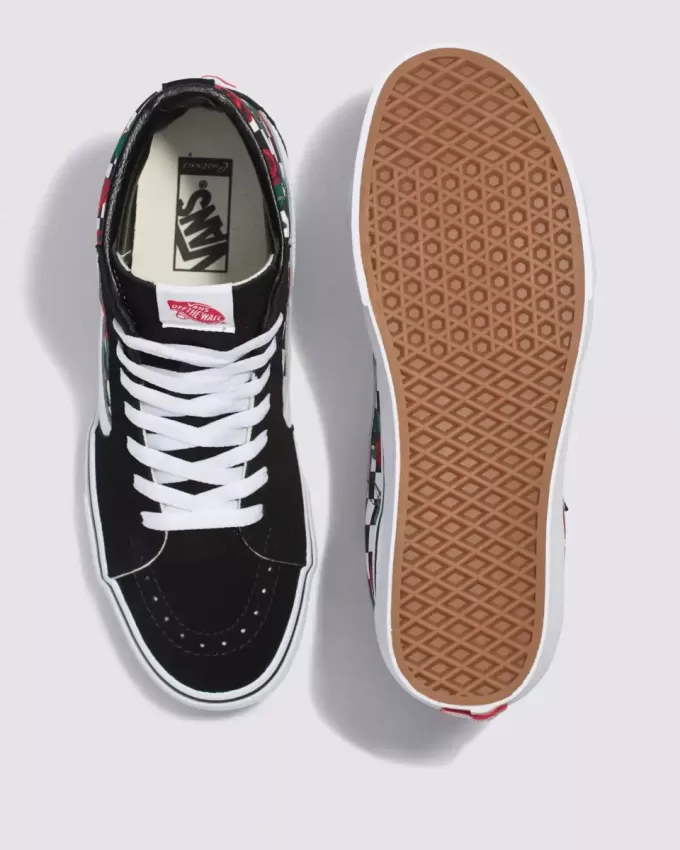 Customs Sk8-Hi Checkerboard Schuh