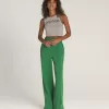Figurbetontes Crop-Tanktop mit Schachbrettmuster