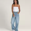 Geripptes Tube-Top „Drew“