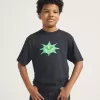 Kinder T-Shirt mit Stern-Karomuster