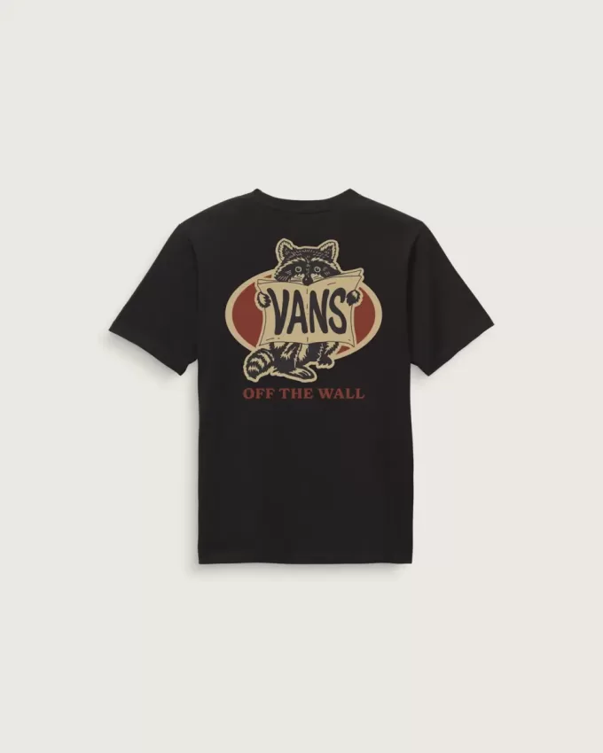 Kinder Waschbär Zeichen T-Shirt