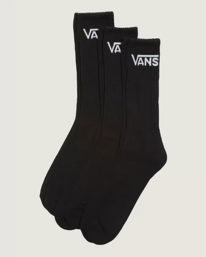 Klassische Crew-Socken, 3er-Pack