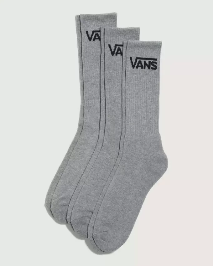 Klassische Crew-Socken, 3er-Pack