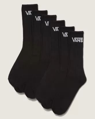 Klassische Crew-Socken, 6er-Pack