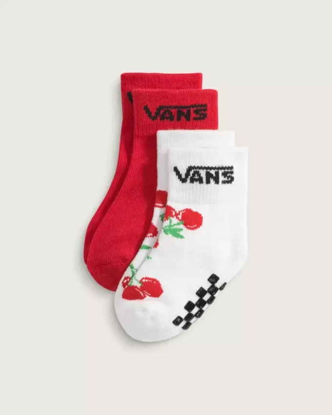 Klassische Crew-Socken für Kinder, 2er-Pack