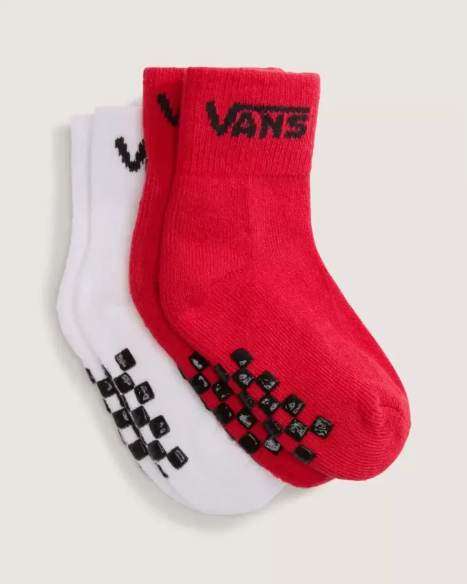Klassische Crew-Socken für Kinder, 2er-Pack