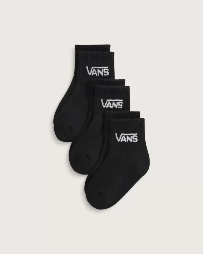 Klassische Crew-Socken für Kinder, 3er-Pack
