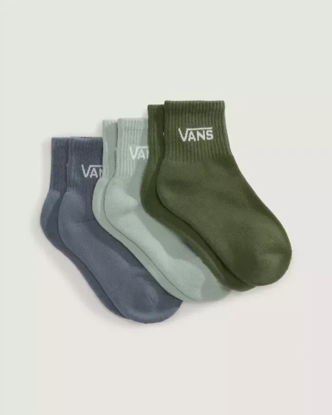 Klassische Half Crew-Socken für Kinder, 3er-Pack