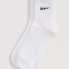 Klassische Half Crew-Socken mit Schriftzug