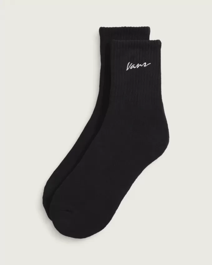 Klassische Half Crew-Socken mit Schriftzug