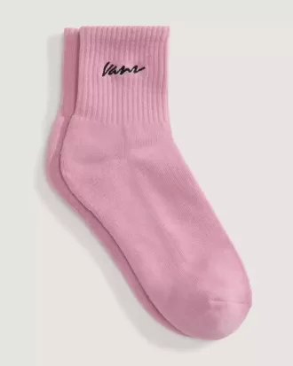 Klassische Half Crew-Socken mit Schriftzug