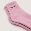 Klassische Half Crew-Socken mit Schriftzug