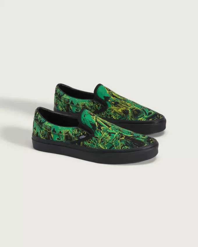 Klassischer Slip-On-Halloween-Schuh